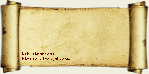 Tomanija Stojadinović vizit kartica